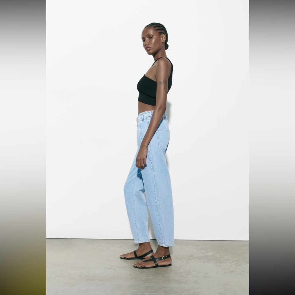 Zara paperbag jeans